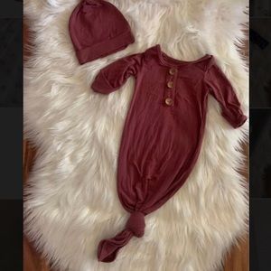 *SOLD* Caden Lane Knotted Gown & Knotted hat set